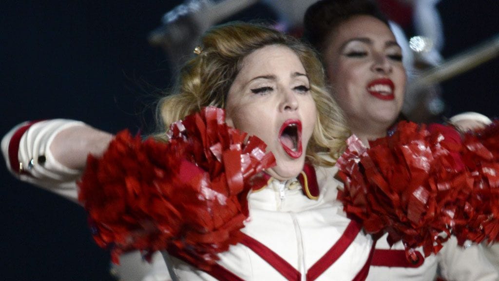 Madonna konsertoi Helsingissä.