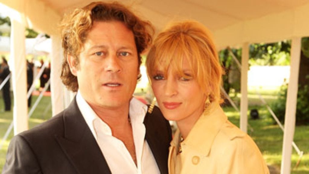 Uma Thurman ja hänen miehensä Arpad (Arki) Busson (kuva: Dave Hogan/Getty Images)