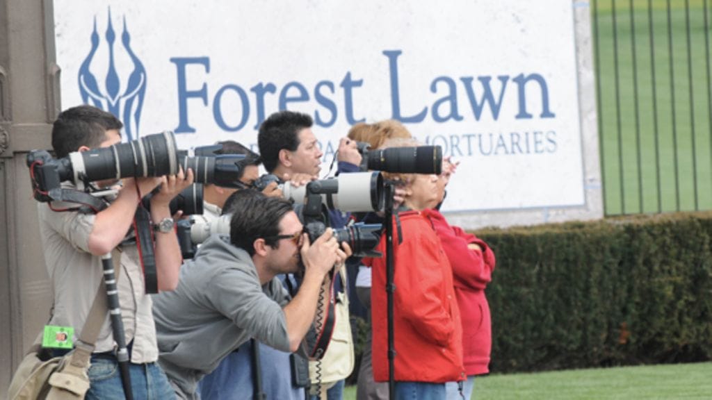 Elizabeth Taylor haudattiin.