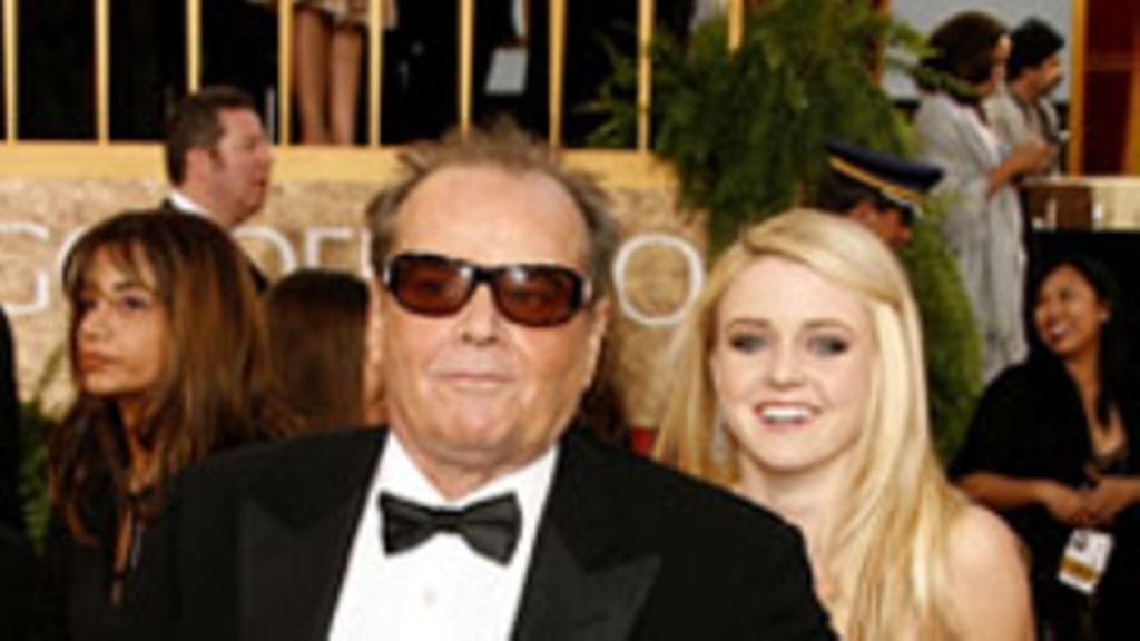 Jack Nicholson toi tyttärensä Golden Globe gaalaan (Kuva: Kevin Winter/Getty Images)