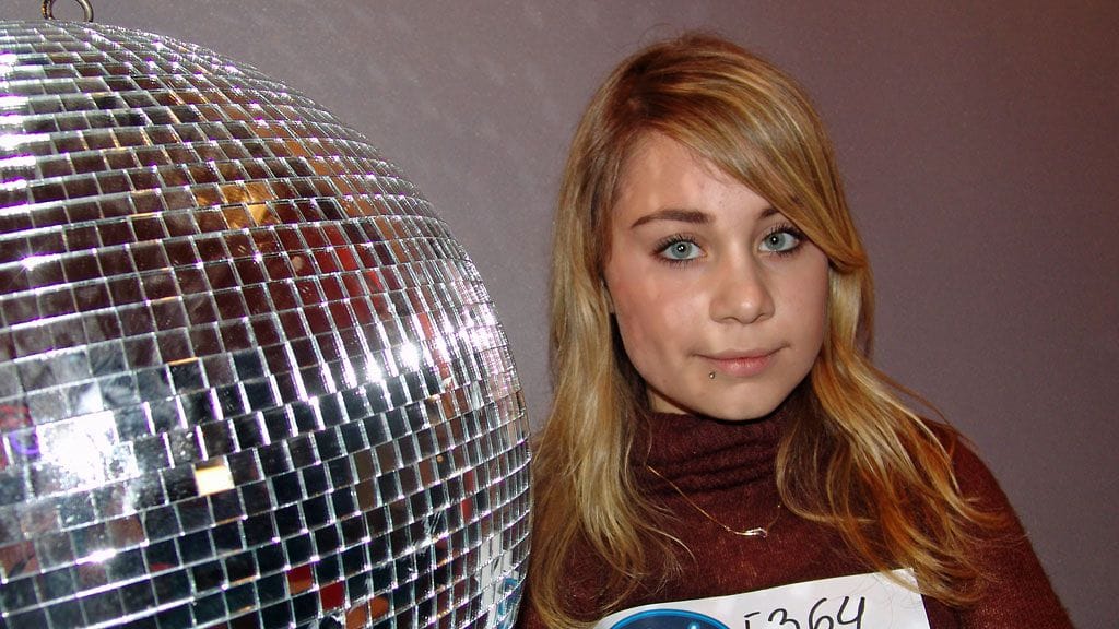 Anna Abreu Idolsin teatteriviikonlopussa 3. tuotantokaudella.