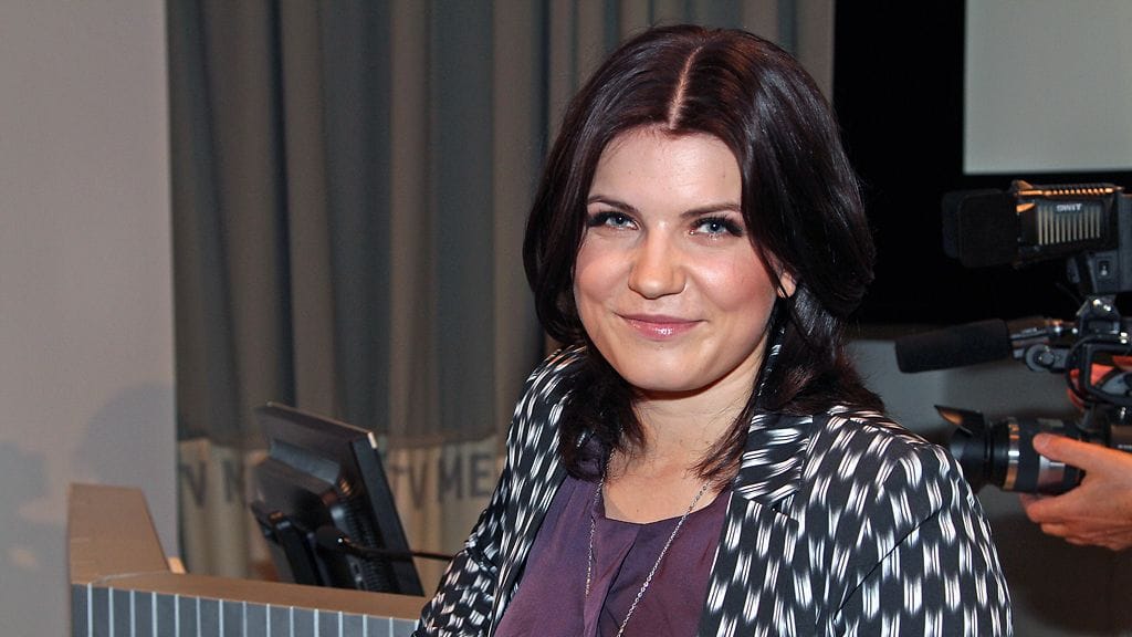 Suvi Teräsniska Syksyn sävel -pressissä 5.9.2013.