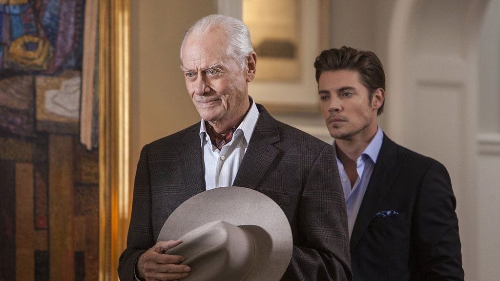 J.R. Ewing (Larry Hagman).