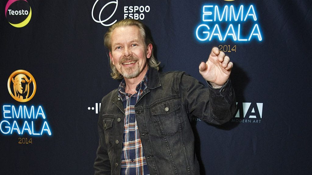 J. Karjalainen Emma gaalan ehdokkaiden julkistamistilaisuudessa Espoossa, 28. tammikuuta 2014.