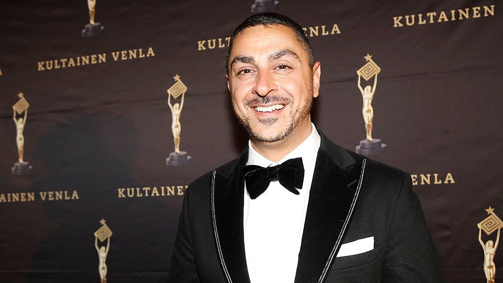 Arman Alizad Kultainen Venla -gaalassa.