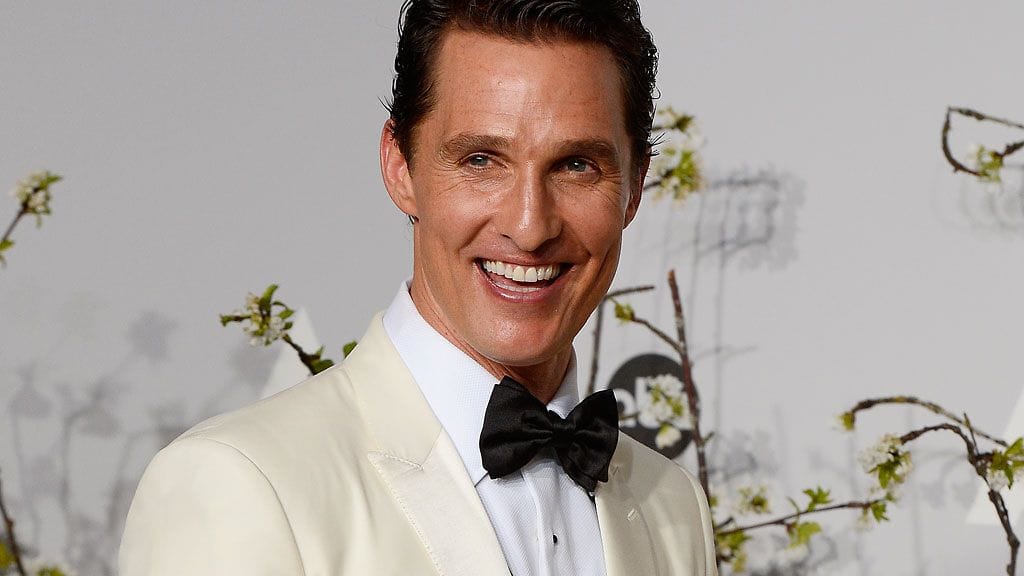 Matthew McConaughey oscar-gaalassa