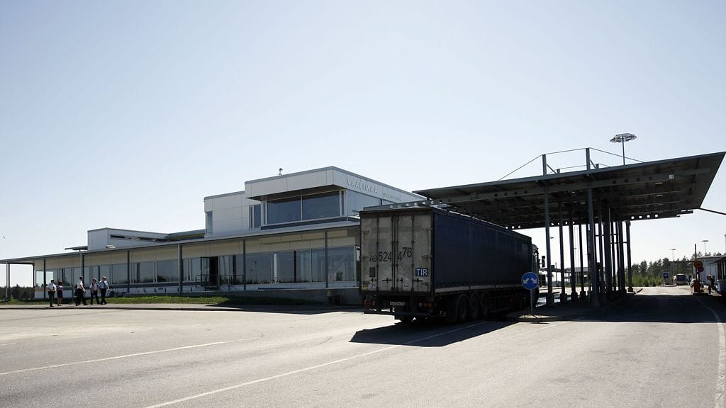 Vaalimaan raja-asema.