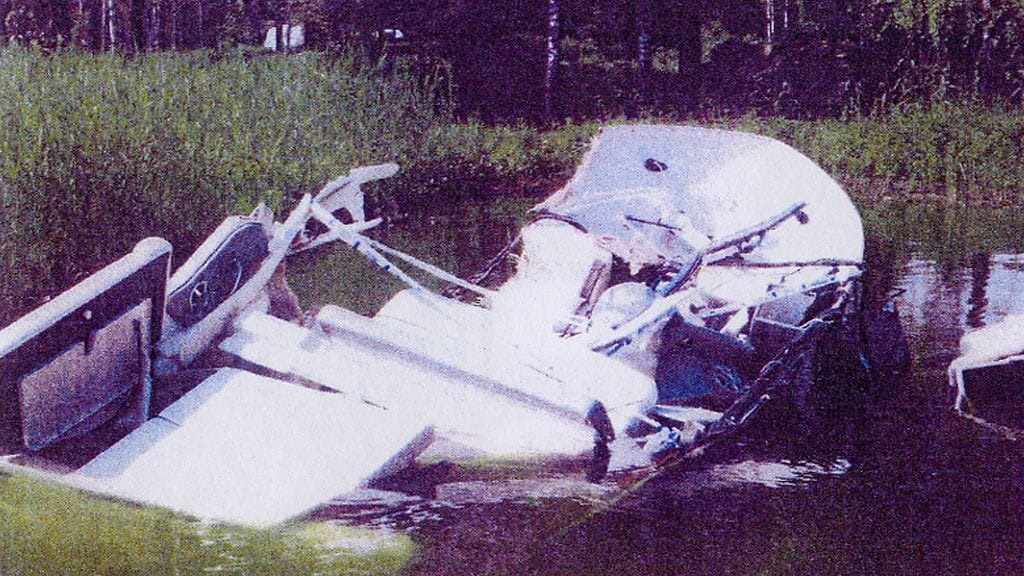 Täällä Järvilehdon veneonnettomuus tapahtui. Kuva: Poliisi