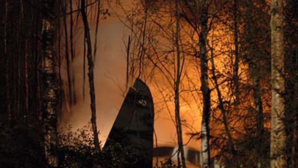 29.9.06) Hawk-hävittäjä putosi Kruunupyyn lähellä.