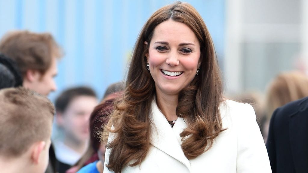 Catherine edusti toisen raskautensa aikana hyvinvoivan näköisenä loppuraskauteen saakka.