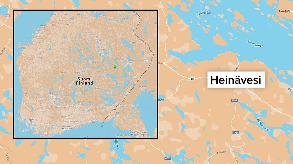 Pohjois-Karjalan Heinävedellä tapahtui tänä aamuna raju liikenneonnettomuus.