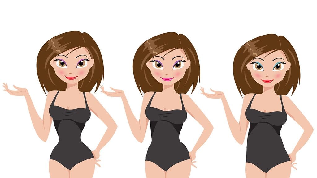 Keskivartalolihavilla, mutta normaalipainoisilla naisilla oli enemmän sydäntauteja.