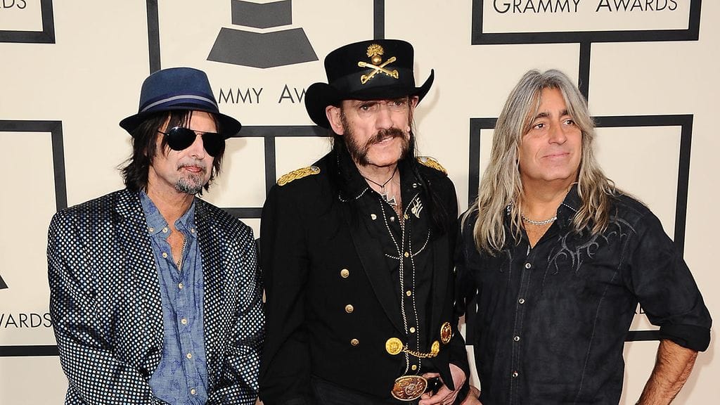 Legendaarisen Motörhead-yhtyeen muodostivat Phil Campbell, Lemmy Kilmister ja Mikkey Dee.