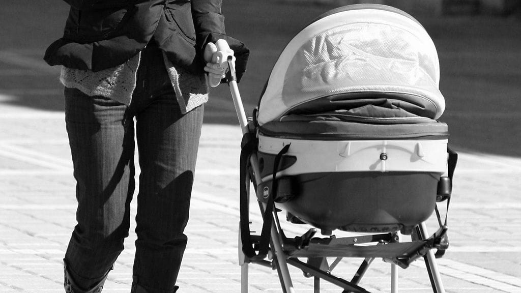 Lastenvaunut. Kuvituskuva.