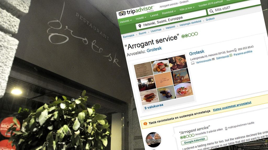 "Korostan, että teemme kaikkemme vieraidemme vuoksi."