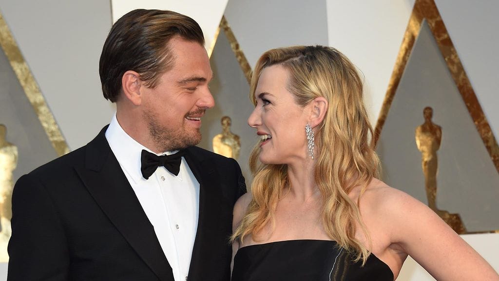 Leonardo DiCaprio ja Kate Winslet kohtasivat punaisella matolla Oscar-gaalassa.
