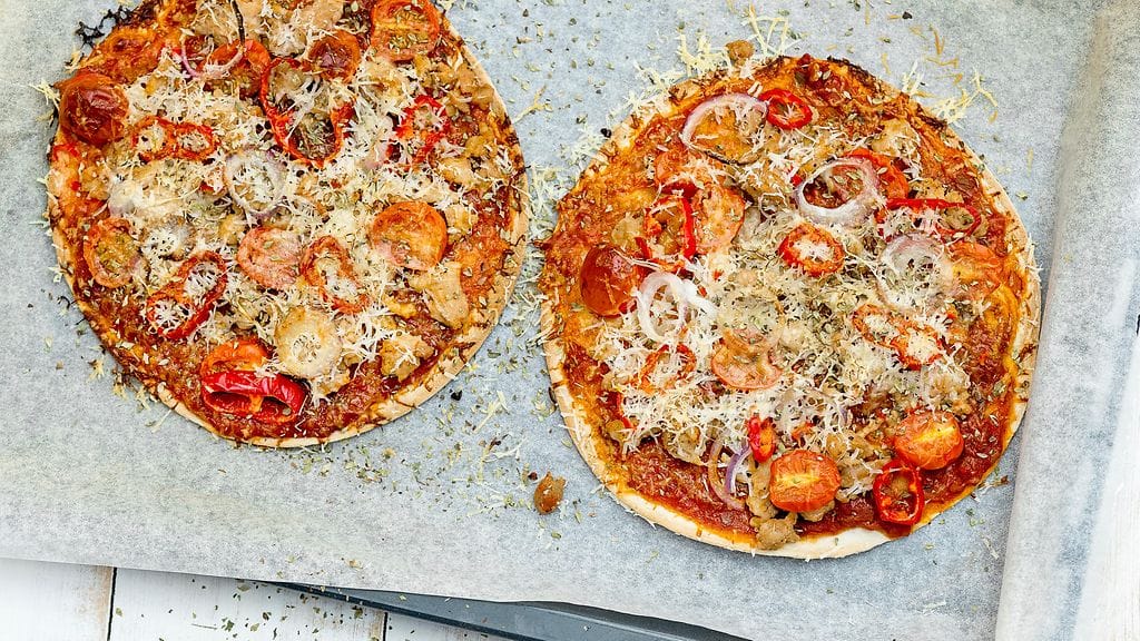 Kun tortillat ja pizza yhdistyvät, syntyy maukas arkiruokahitti.