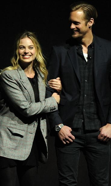 Alexander Skarsgård ja Margot Robbie 12.4.2016 2