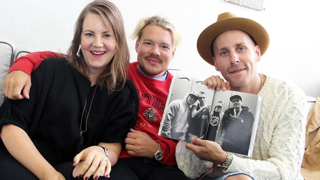 Laura Friman, VilleGalle ja Jare Brand 7.9.2016