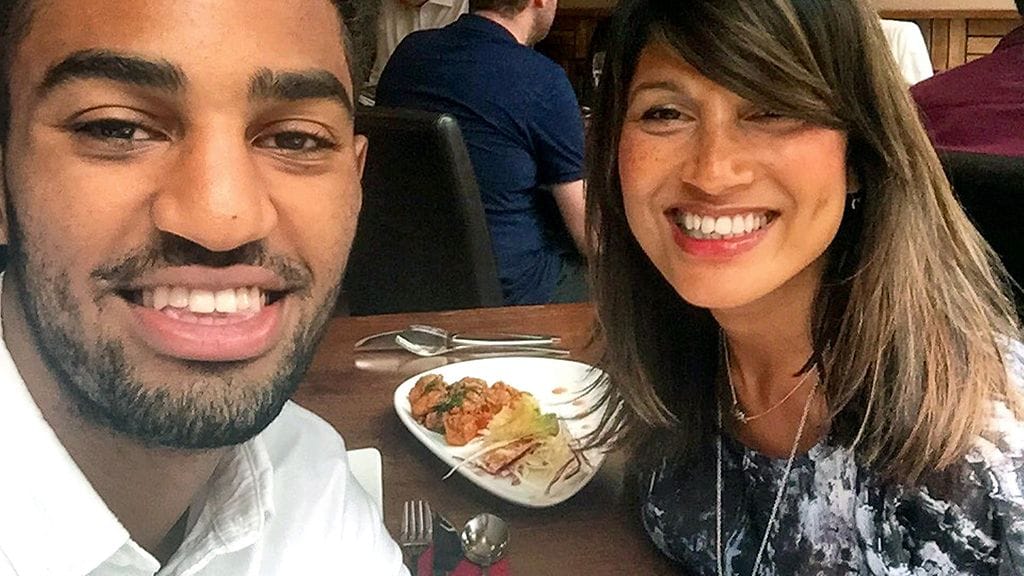 Pamela Jay ja Marley-poika.