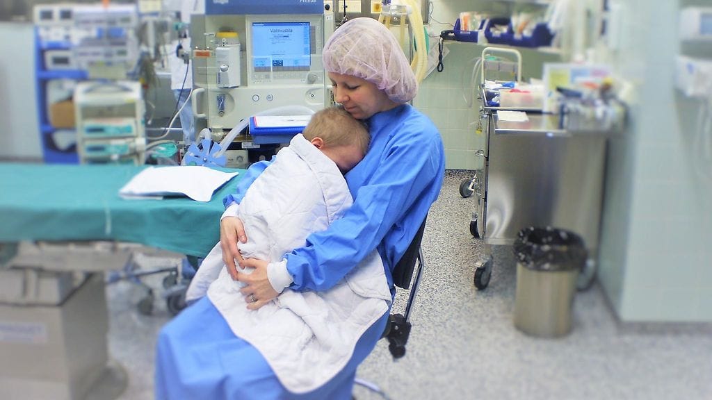 Sairaala tuli tutuksi Hurmeen perheelle Eetu-pojan sairastuttua leukemiaan.