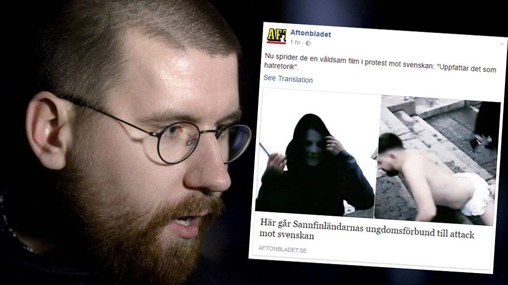 Perussuomalaiset Nuoret julkaisi tiistaina videon, jossa puheenjohtaja Sebastian Tynkkynen kapuaa Helsingin tuomiokirkon portaita niukasti pukeutuneena.