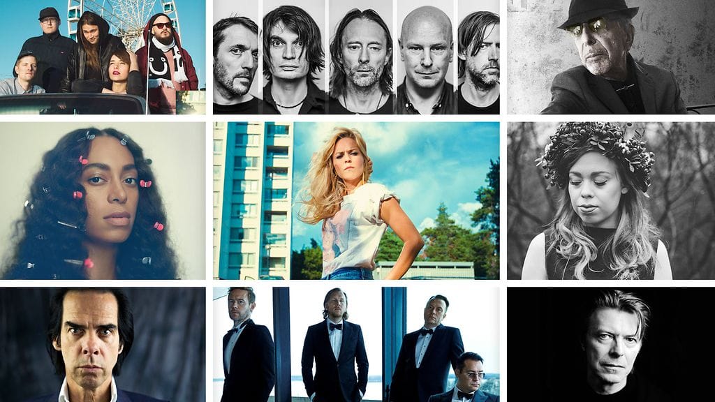 Vuoden 2016 parhaiden levyjen tekijöitä olivat muun muassa Ruger Hauer, Solange, Nick Cave & The Bad Seeds, Radiohead, Vesala, Kent, Leonard Cohen, Viitasen Piia ja David Bowie.