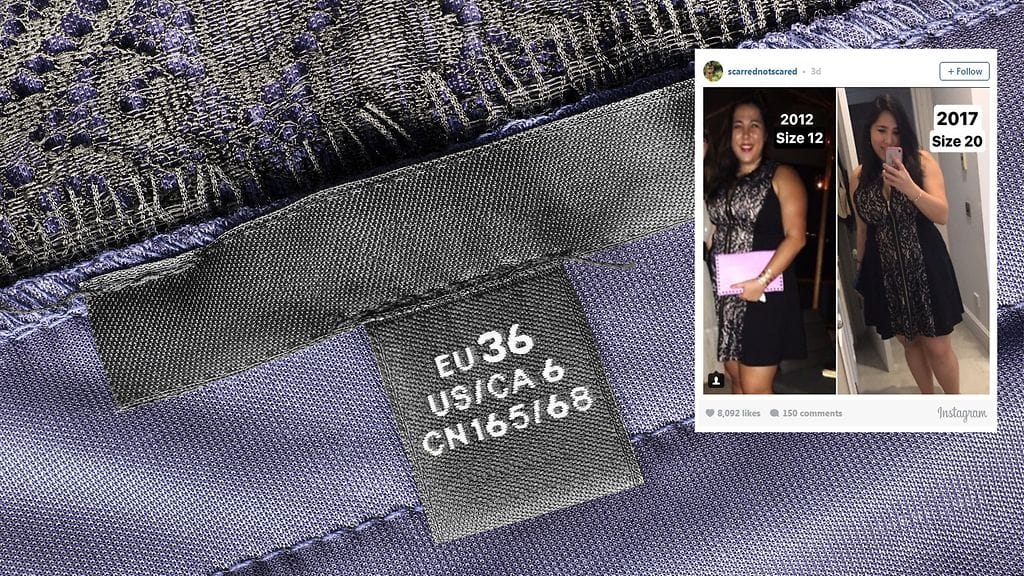 Nainen toivoo, ettei kukaan antaisi vaatekoon pilata päiväänsä.