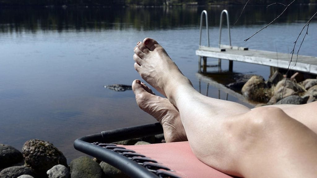 Kesälomalla lepääminen voi olla tervetullutta vaihtelua kovien treenien keskelle.