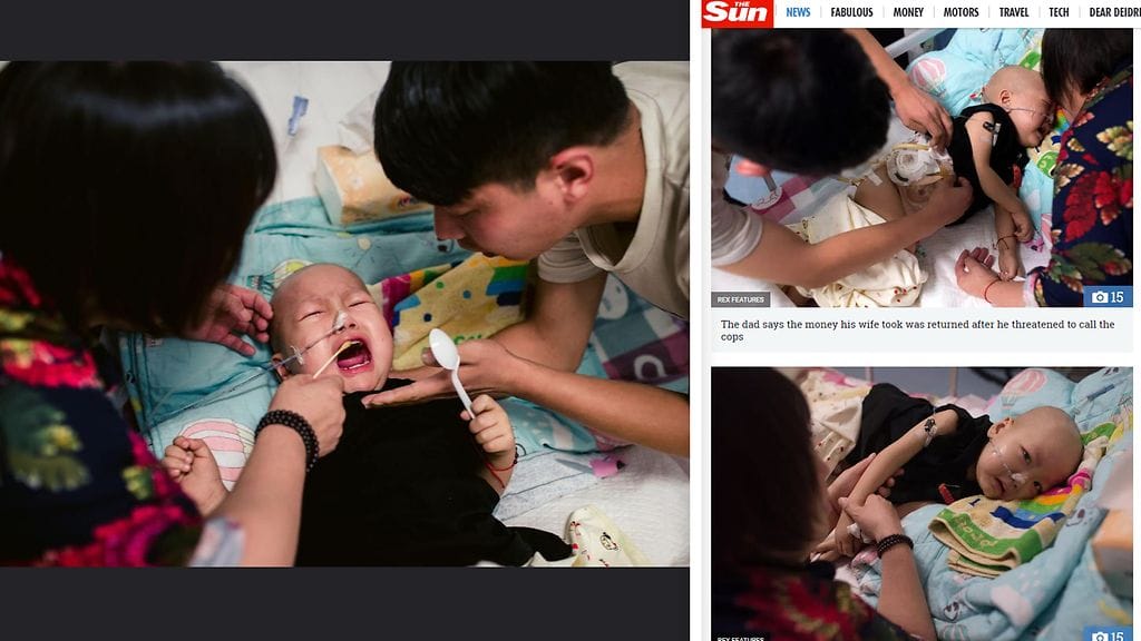 Kuvien lähde The Sun.