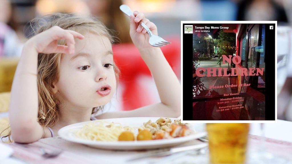 Lapset eivät aina osaa käyttäytyä ravintolatasoisesti, mutta eivät aikuisetkaan.