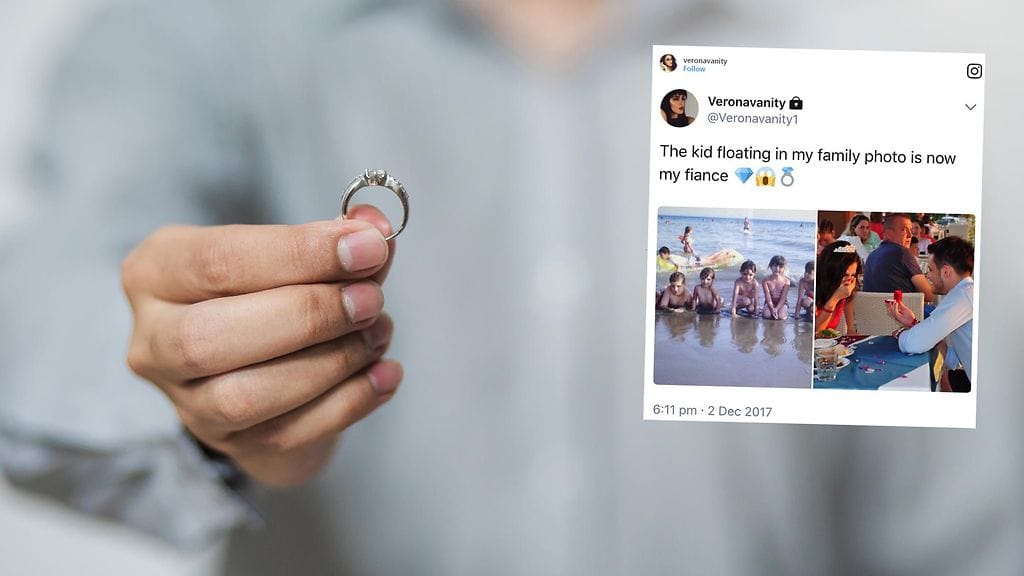 Mies kosi naista, jonka hän oli kohdannut tietämättään jo yli 10 vuotta sitten.