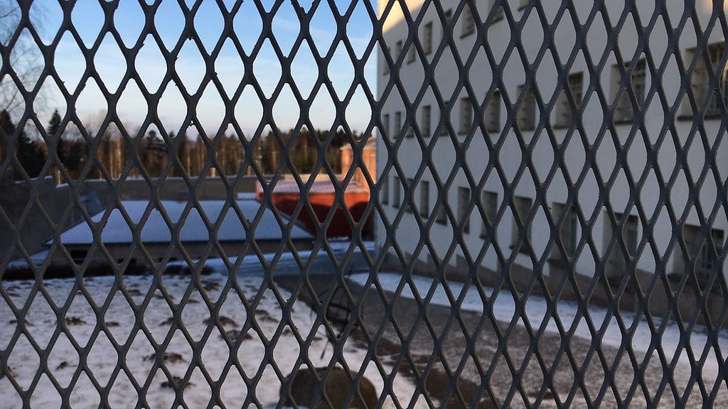 Näkymä Riihimäen vankilasta. Kuvituskuva.