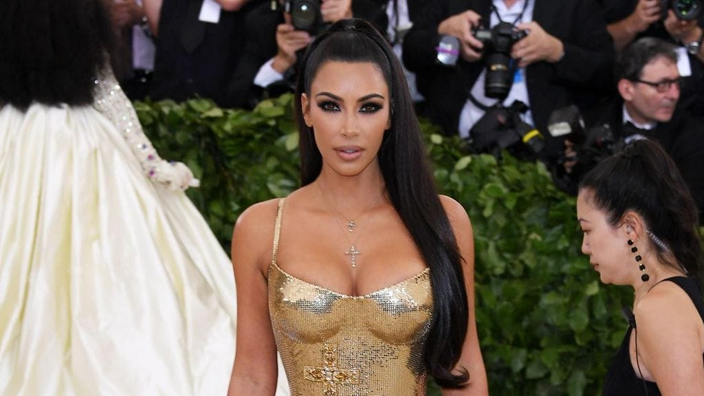 Kim Kardashian MET-gaalassa.