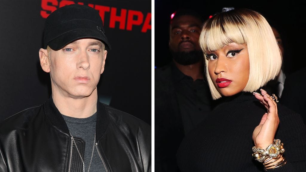 Eminem ja Nicki Minaj flirttailevat sosiaalisessa mediassa.