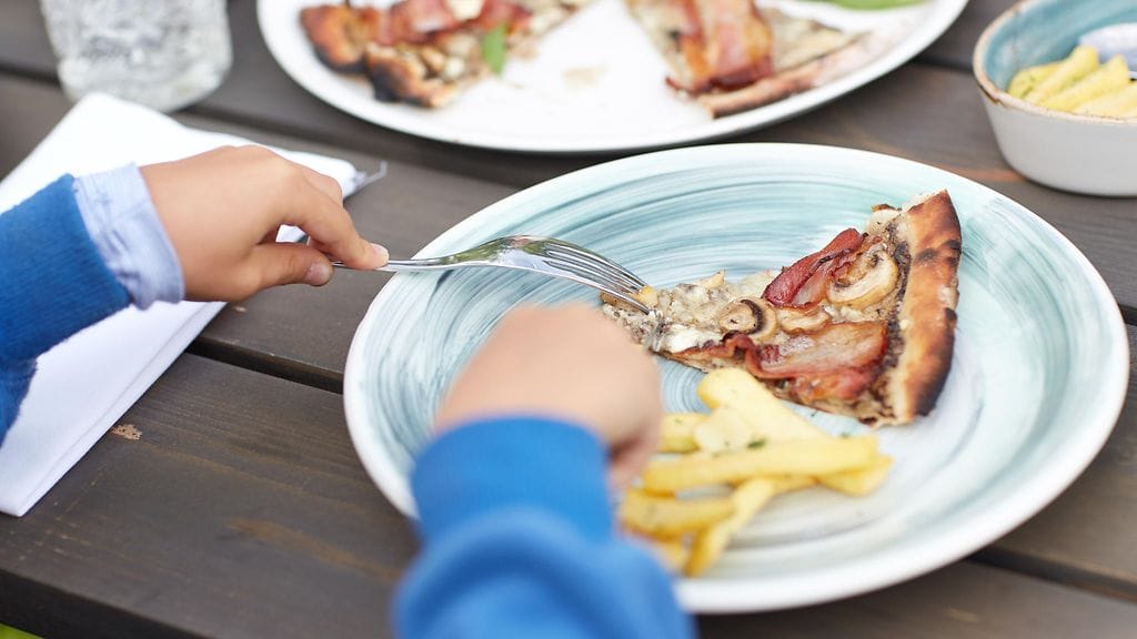 Kendra julkaisi kuvaavan otoksen "ruokapyramidista", joka kertoo, mitä hänen lapsensa todellisuudessa haluavat syödä.