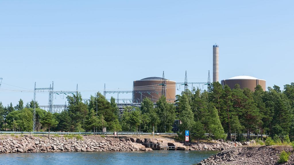 Loviisan ydinvoimala.