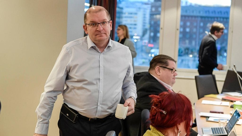 Teollisuusliiton puheenjohtaja Riku Aalto.