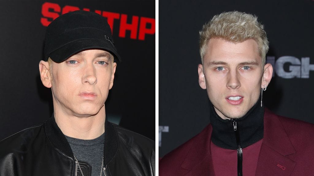Eminem ja Machine Gun Kelly ovat nupit vastakkkain.