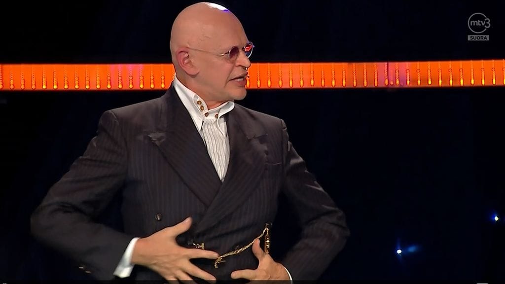 Jorma Uotinen sai vastata kinkkiseen kysymykseen MTV:n syysohjelmien lanseeraustilaisuudessa.