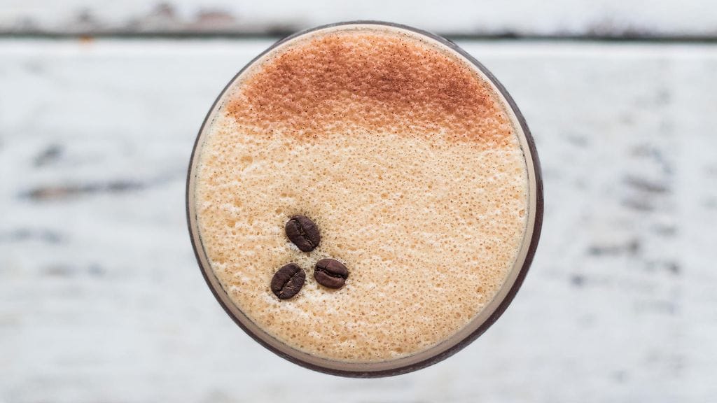 Espresso martini vaahto