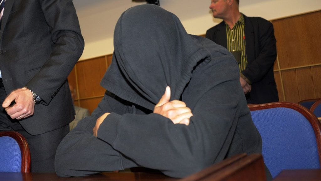 Hyvinkään ampuja vangitsemisoikeudenkäynnissä toukokuussa.