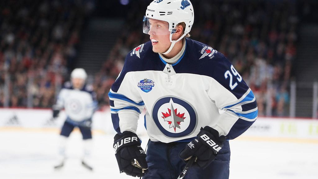 Winnipeg Jetsin Patrik Laine on tehnyt tällä kaudella NHL:ssä tehot 8+2.