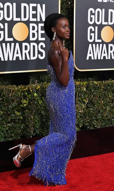 Lupita Nyong'o kengät Golden Globe