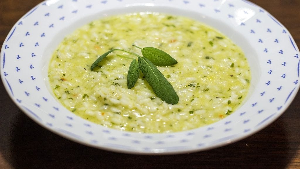 Mehevä risotto on täydellistä pakkaspäivän ruokaa.