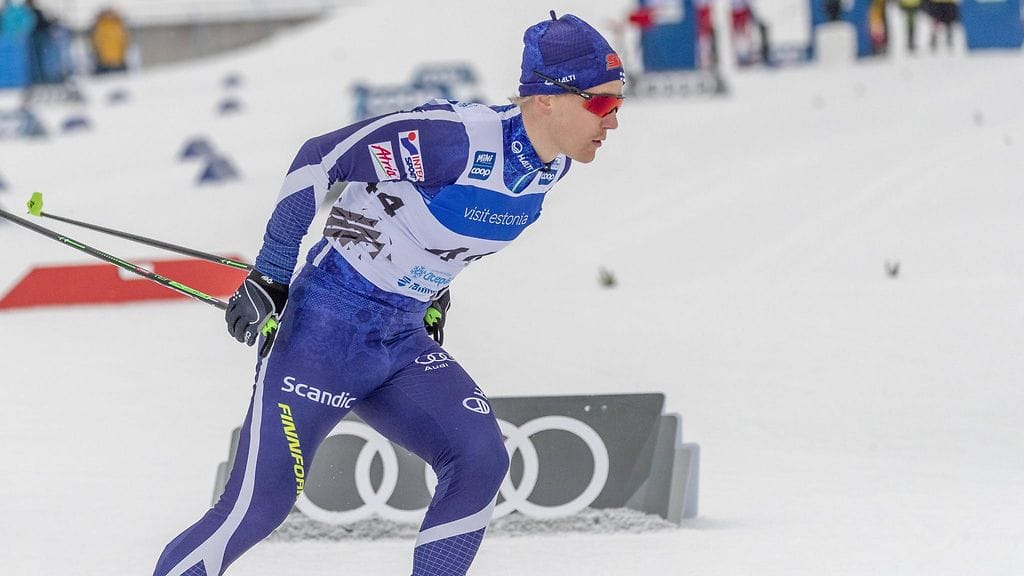 Lauri Lepistö Otepään maailmancupissa viikonloppuna.