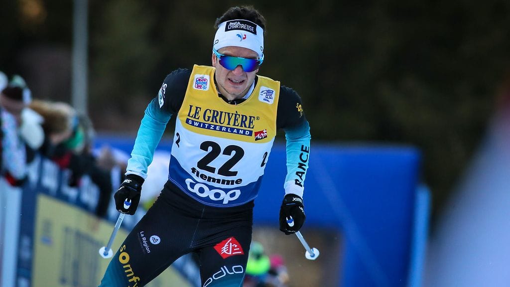 Ranskan Jules Lapierre juhli alle 23-vuotiaiden maailmanmestaruutta. Arkistokuva.