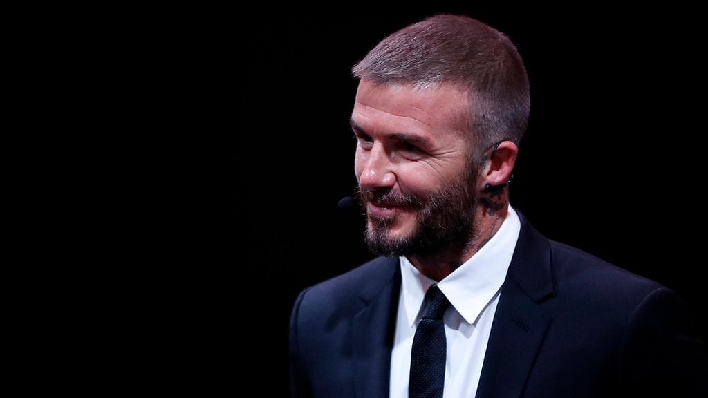 David Beckham vietti viikonloppunsa Ivalossa.