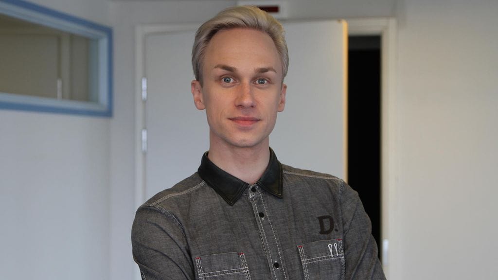 Christoffer Strandberg julkaisi kuvan Nöpö-Felixin syntyhetkiltä.