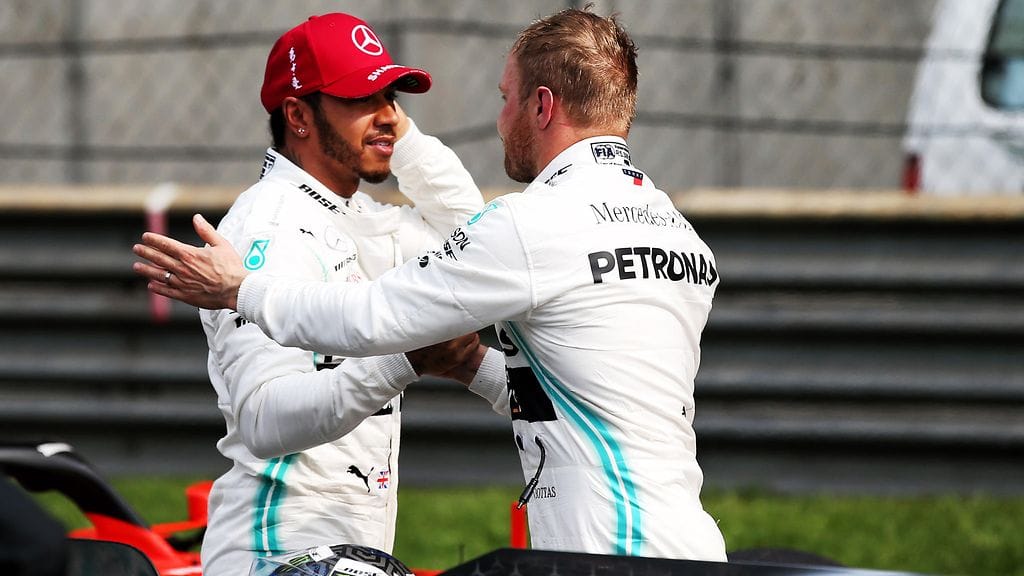 Valtteri Bottas jakoi tunnustusta Valtteri Bottakselle.